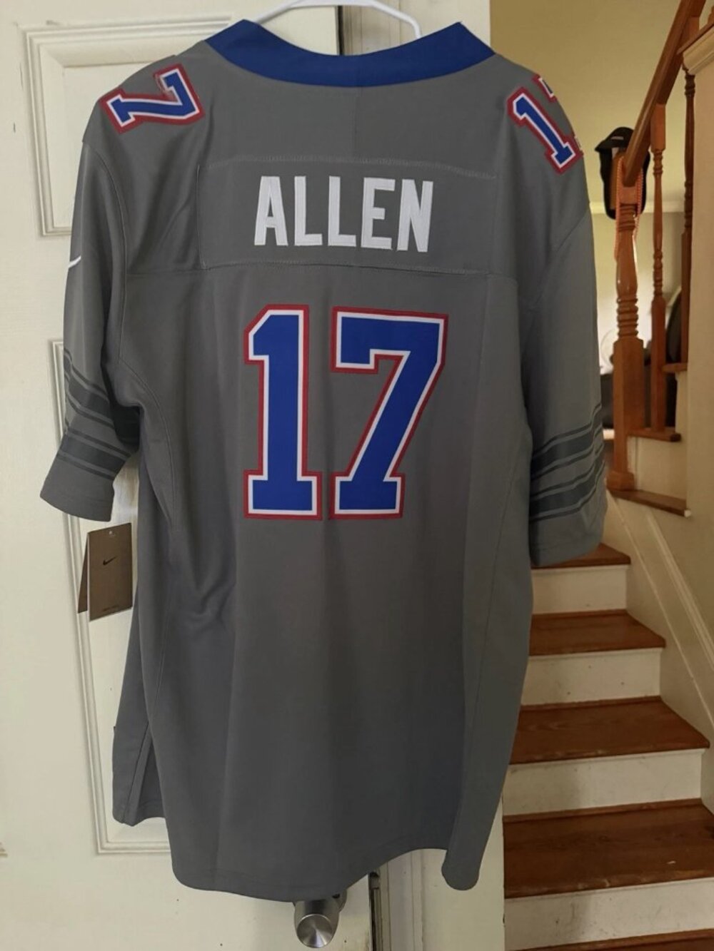 Josh Allen Vapor Gray Stitched Jersey